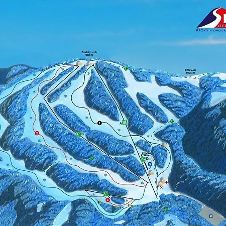 شقة Skiapartma - V Orlickych Horach
